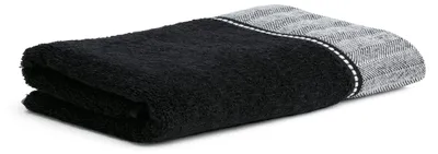 Productafbeelding van MÖVE Brooklyn, 80 x 150 cm, Katoen, Beddengoed, Viscose, Zwart, 1 stuk