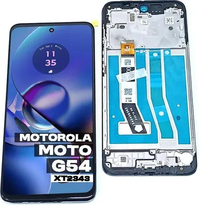 Produktbild von Original LCD-Display + Touchscreen Motorola Moto G54 XT2343 () Schwarzer Rahmen