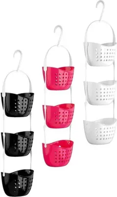 Immagine prodotto di Organizer da bagno bianco per doccia e frutta
