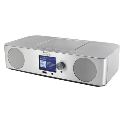 Zdjęcie produktu dla Soundmaster ICD2060SI, Internet, DAB+, FM, UKW, 15 W, MP3, 7,11 cm (2.8"), Czarny, Metaliczny