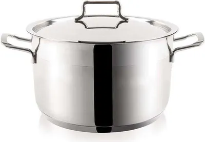 Produktbild von ORION Kochtopf Stahltopf mit Deckel 18/10 PREMIUM Induktion 2,3l