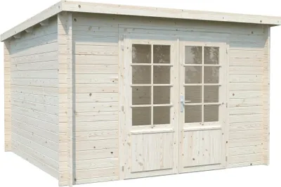 Produktbild von Palmako Gartenhaus Ella 8,7 m² - 28 mm Transparent tauchimprägniert