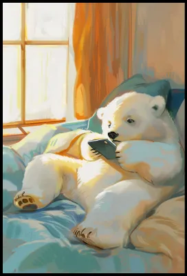 Produktbild von Plakat 68x101cm Bärnachmittag