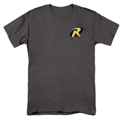 Image de T-shirt Batman, modèle unie pour hommes et femmes, référence TV37029 (taille M), couleur anthracite