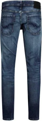 Zdjęcie produktu dla Jack & Jones 12133074, Niebieski, Jeans, Bawełna, Elasthan, Nie wybielać, Nie suszyć w suszarce, Pranie delikatne (30°C)