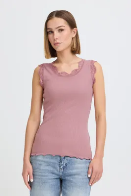 Produktbild von Oxmo OXNSuna Damen Top Shirt Baumwollmischung Slim Fit