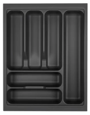 Produktbild von KÖNIG Besteckeinsatz I Oriongrau für SO-Box, Blum Tandembox u. ModernBox mit Korpusbreiten 300-1200 mm (45er Korpus - 369-473 mm)