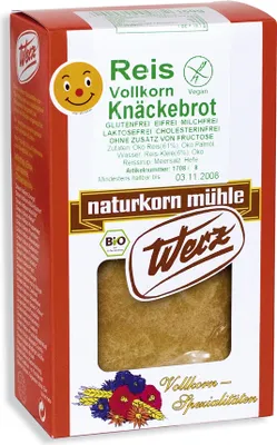 Produktbild von Werz Reis Knäckebrot mit Saaten  150g