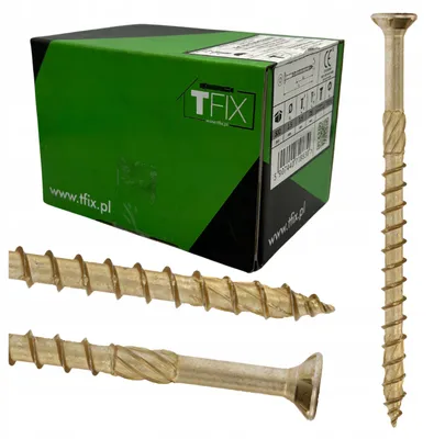 Produktbild von Tfix Zimmermannsschrauben Senkkopf Torx 4,5x70mm 250 Stück