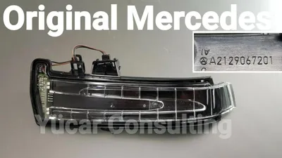 Produktbild von Original Mercedes Benz Blinker Spiegelblinker links A2129067201 W212 W204 W176 -