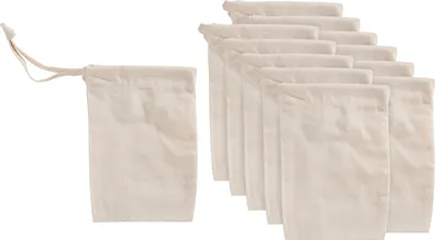 Produktbild von VBS Baumwollbeutel "10 x 15 cm", 12 Stück