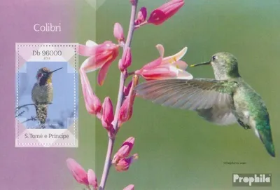 Produktbild von Briefmarken Sao Tome e Principe 2014 Mi Block 999 (kompl. Ausgabe) postfrisch Kolibri
