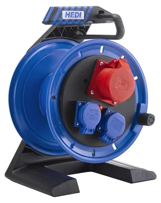 Produktbild von HEDI K7AD0016T Vollkunststoff Kabeltrommel „Generation 7 Companion“ Leertrommel