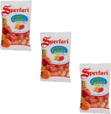 Produktbild von 3x Sperlari Frutti Del Sole Desserts schmecken Sonnenfrüchte Italien 200g Beutel