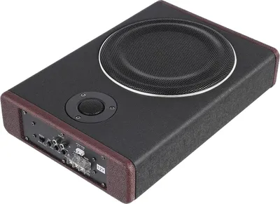 Produktbild von Auto-Subwoofer - Aktiver Untersitz-Subwoofer - 20 cm - Ultraflach - 600 W - 12 V - 4 Ω - 37×25×7,5 cm