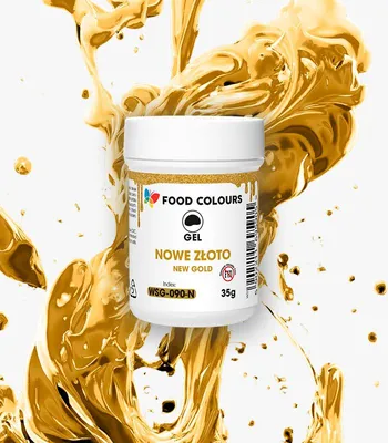 Produktbild von Lebensmittelfarbe in Gelform GOLD 35 g