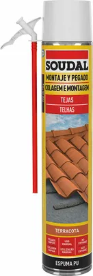 Obrázok produktu pre Pena Soudal Polyuretánová strecha červená 750 ml