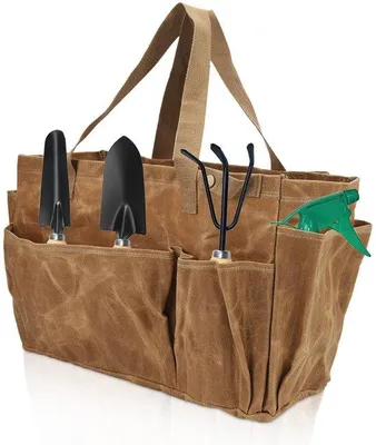 Image de Organisateurs de jardin étanches - Grande capacité - Sac de jardin étanche - Rangement pour outils de jardin - Toile résistante - Durable