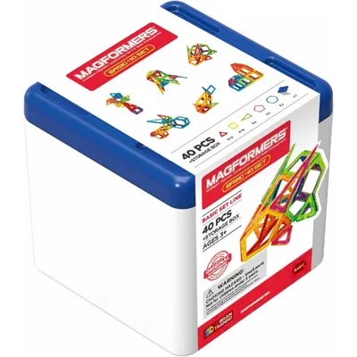 Produktbild von Magformers MF40 Set mit Aufbewahrungsbox