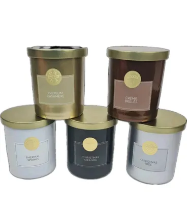 Produktbild von 5er SET Duftkerzen Schmuckkerzen im Glas mit echtem 925er Silber Schmuck