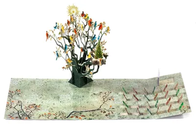Produktbild von MET Pop-up-Adventskalender »Vögelchen«.