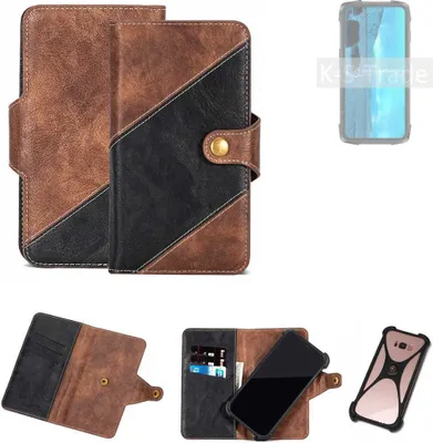 Produktbild von K-S-Trade Handyhülle Schutzhülle Bookstyle Case kompatibel mit Cubot KingKong 7 Klapphülle Cover Hülle Schutztasche 1x