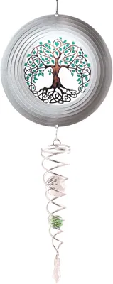 Produktbild von Windspinner, Spin Art, Crystal Tree Of Life Artist Crystal Tail, ACTTOL0800, totale lengte 60cm