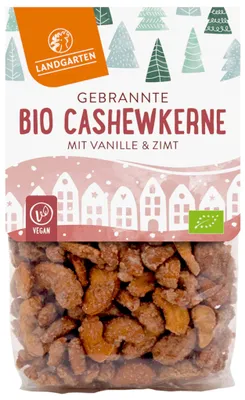 Zdjęcie produktu dla Landgarten, organiczne prażone orzechy nerkowca, 150g