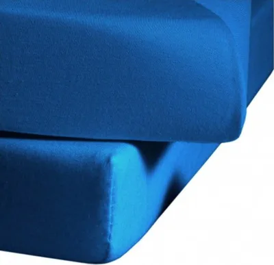 Produktbild von Fleuresse Mako-Jersey-Spannlaken Jenny C Farbe meeresblau 6072