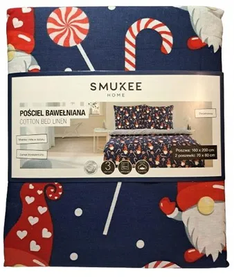 Produktbild von Smukee Weihnachts-Bettwäsche Nikolaus Motiv 160x200 cm