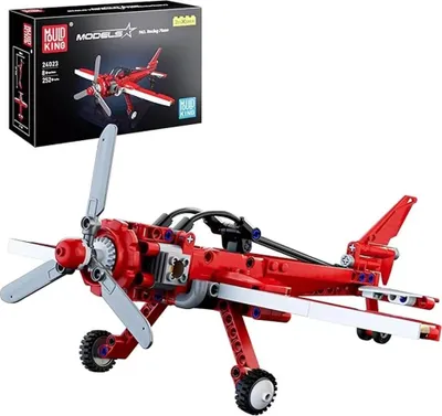 Produktbild von Mold King Rennflugzeug-Bausteinset, 252 Teile
