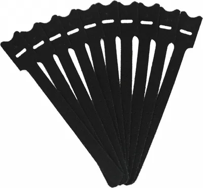 Produktbild von 10 Klettkabelbinder 200mm lang 12mm breit, verlängerbar