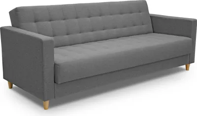 Immagine prodotto di 3xDivano angolare living MALORY X - divano letto moderno con funzione letto e rete, in grigio, gambe in legno, larghezza 200 cm, 6 varianti di colore