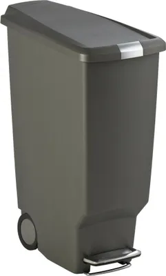 Obrázok produktu pre simplehuman CW1363, 40 L, Obdĺžnikový, Plast, Šedá, Plast, Pedál