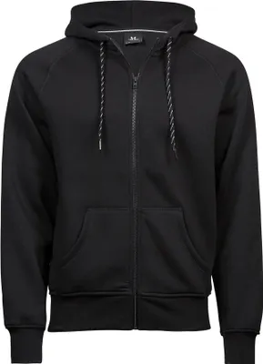 Produktbild von Tee Jays Herren Fashion Zip Kapuzenjacke PC4096 (M) (Schwarz)