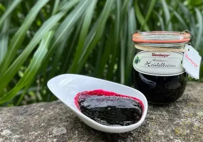 Produktbild von Delikatess-Heidelbeeren – Handgemachte Fruchtzubereitung aus der Oberpfalz