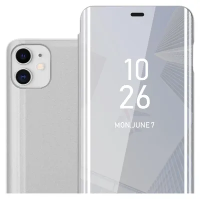 Obrázek produktu pro Cadorabo Pouzdro na mobilní telefon pro Apple iPhone 11 v barvě Silver Cover Backcover Ochranné pouzdro Book Case Booklet