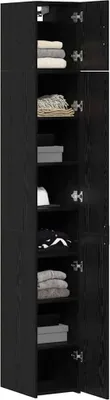 Immagine prodotto di Armadio 2 pcs Rovere Nero 30 x 42,5 x 225 cm