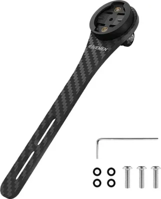 Image de Ravemen Carbon Garmin Aero Support pour ordinateur de vélo Argent Argent One Size