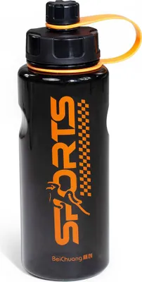 Obrázek produktu pro Láhev na vodu 1,1 l nepropustná sportovní láhev na vodu ideální pro fitness školní kolo tmavě šedá