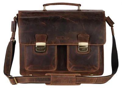 Produktbild von GREENBURRY Businesstasche Vintage Business Bag Brown braun