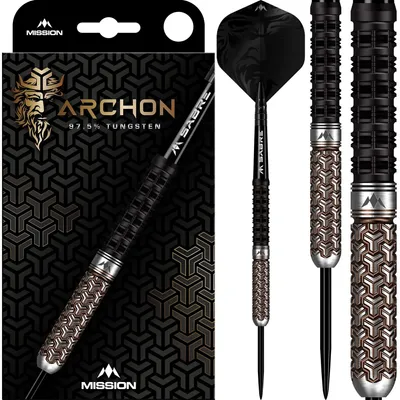 Productafbeelding van Mission Archon Black & Bronze 97,5% - Stalen darts
