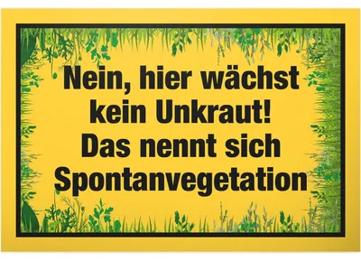 Produktbild von Lustiger Gartenzaun mit der Aufschrift "Kein Unkraut"