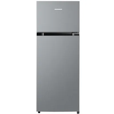 Produktbild von Heinner HF-M24ESE++ Kühl-Gefrierkombination 204 L, Superkühlen & Superfrost, Wendetür, Silber