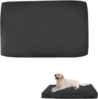 Image de Housse de lit pour chien lavable, amovible, imperméable, matelas pour chien