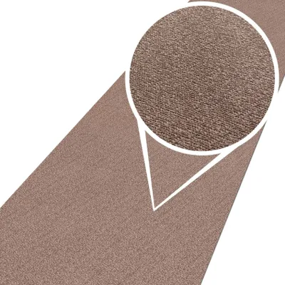Produktbild von Teppichläufer Küchenläufer Premium Flur Läufer Textil TAMARA Beige Gewebt Rauschen Robust Breite 67cm Länge 220cm