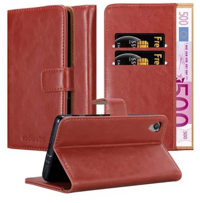 Image de Cadorabo Housse pour Sony Xperia X Housse rouge Housse Book Case Etui Luxury