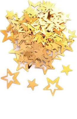 Produktbild von Glorex Streuteile Sterne, gold