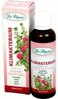 Zdjęcie produktu dla Krople ziołowe – Menopauza – 50 ml