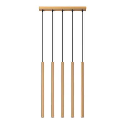 Image de Lampe suspendue PASTELO 5L or 5xG9 8W acier 110x5x45cm Sollux Lighting